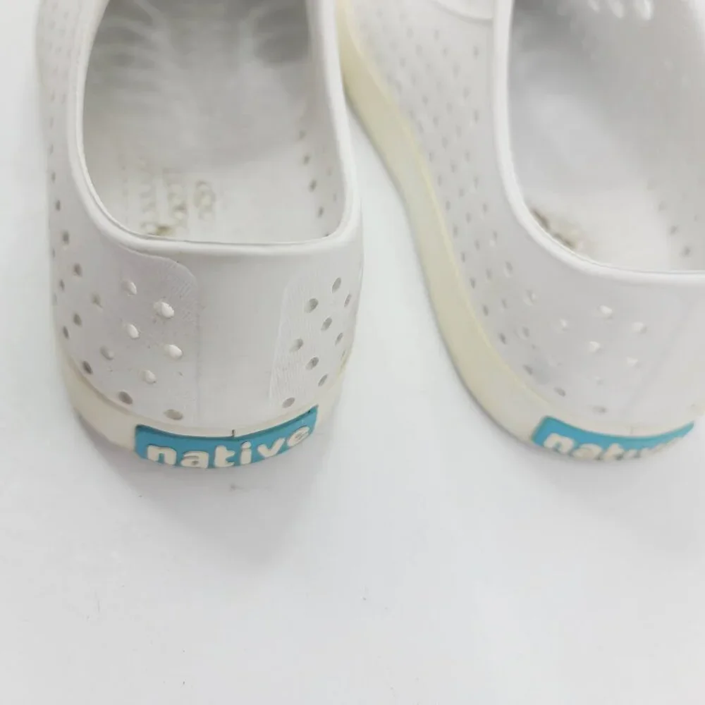 Native‎ Men's White Jefferson Breathe Casual Slip-On Sneaker Size US 4